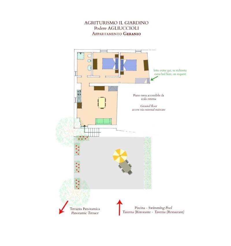 Agriturismo Il Giardino Понтассьєве Екстер'єр фото